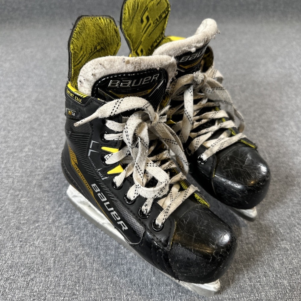 Bauer Supreme M4 Youth Hockey‎ Skates Size Y12.5 MotionFlex Max Comfort Edge